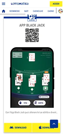 lottomatica slot e blackjack
