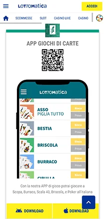 lottomatica giochi di carte